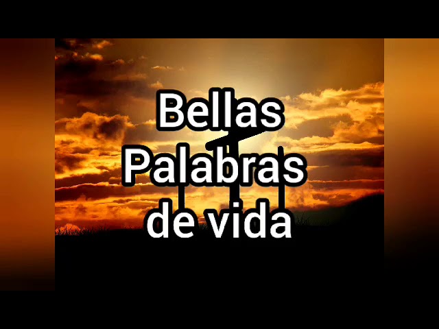 bellas palabras de vida son las de cristo letra