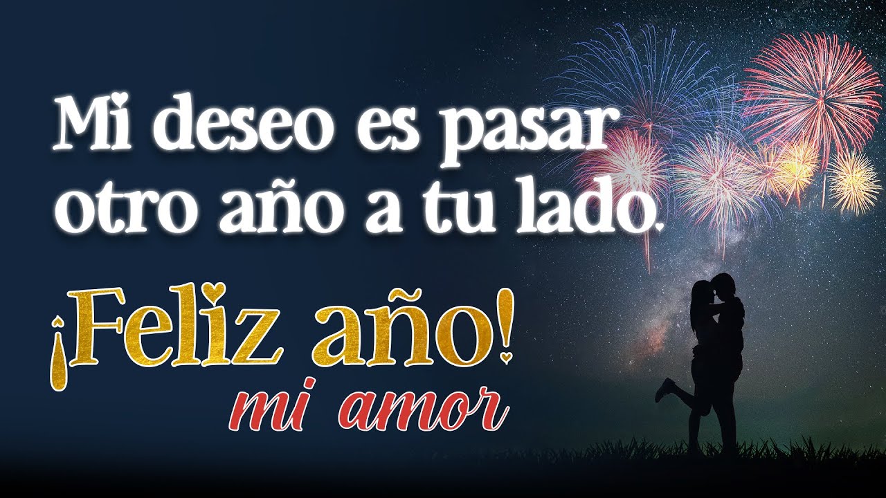carta de fin de año para mi amor