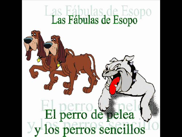 el perro de pelea y los perros sencillos