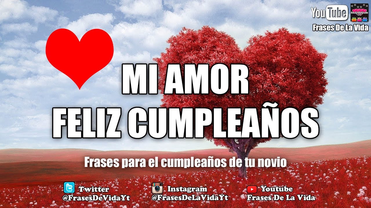 felicitaciones de cumpleaños para mi novio en facebook