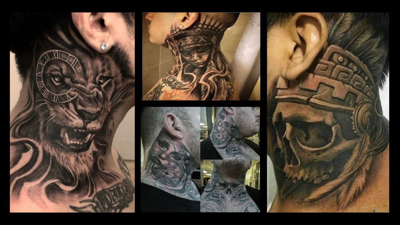los mejores tatuajes para hombres en el cuello