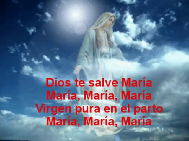 maria tu que me llenas de amor letra