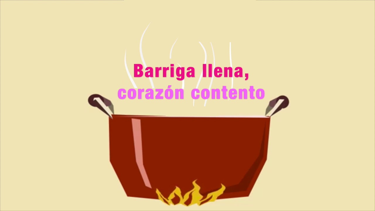qué significa el refrán barriga llena corazón contento