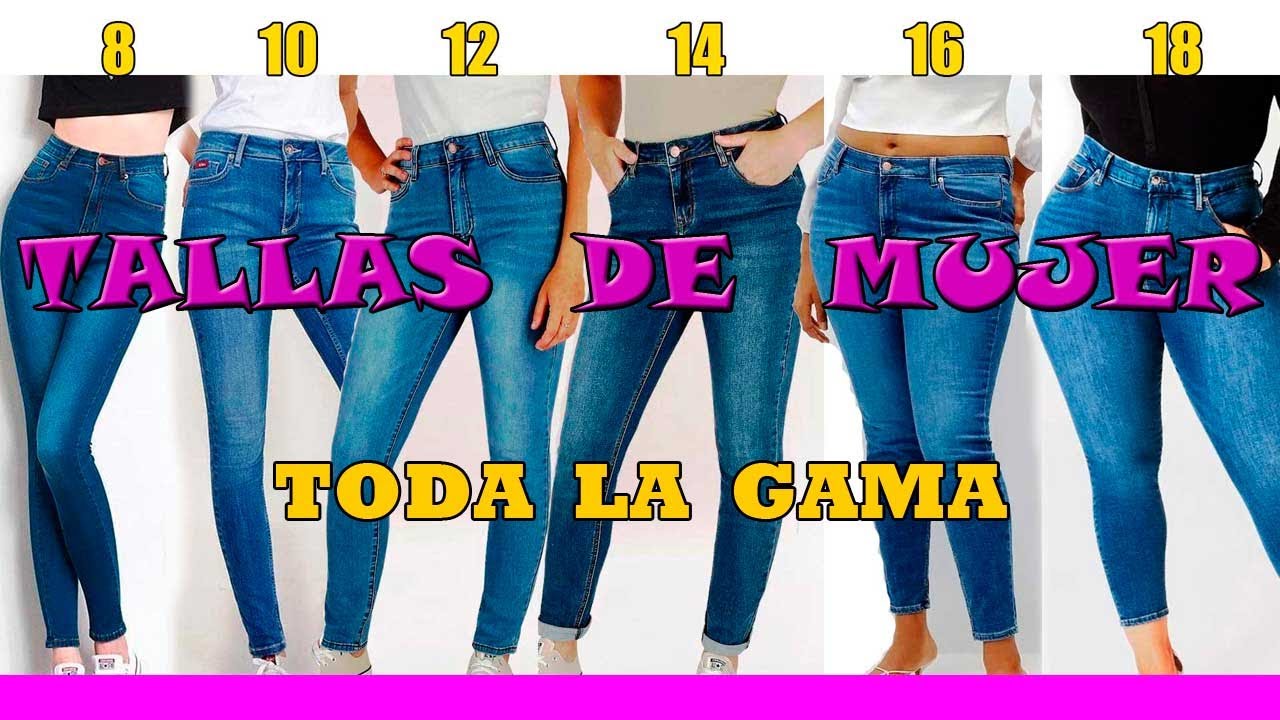 tallas de pantalones de mujer americanas a mexicanas