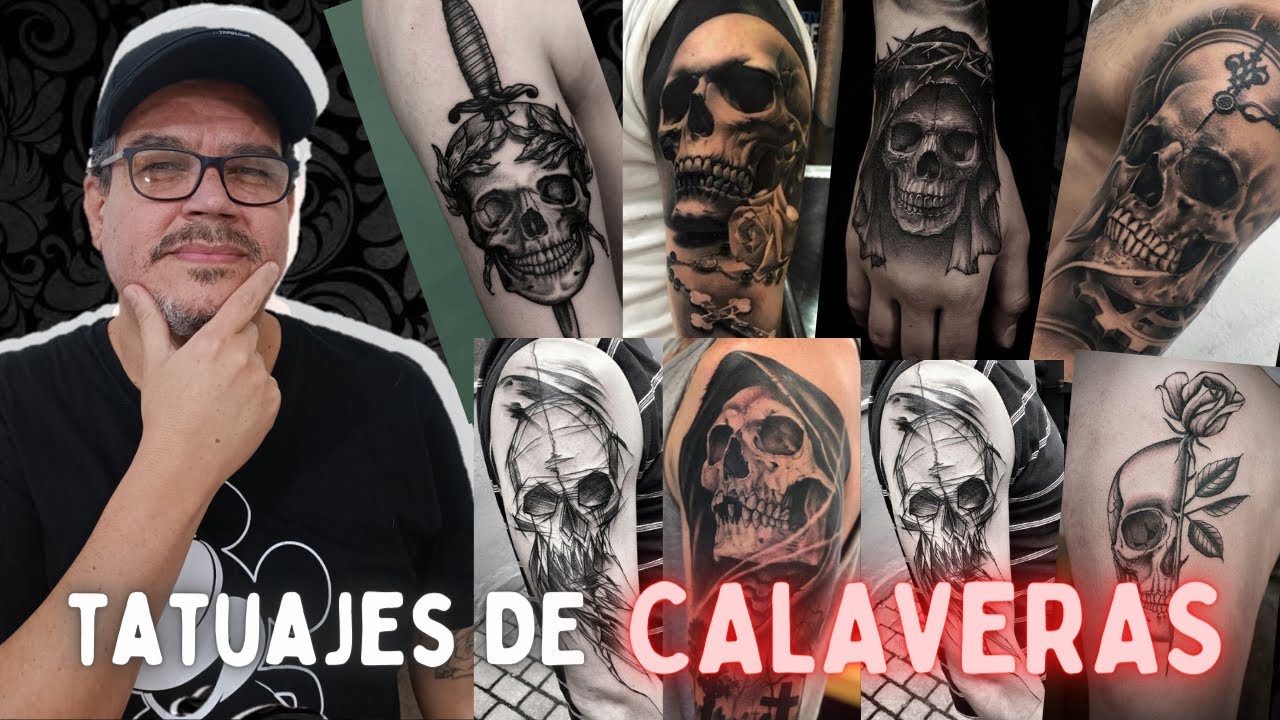 tatuajes de calaveras en la espalda para hombres