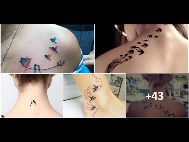 tatuajes en el hombro para mujeres de pajaros