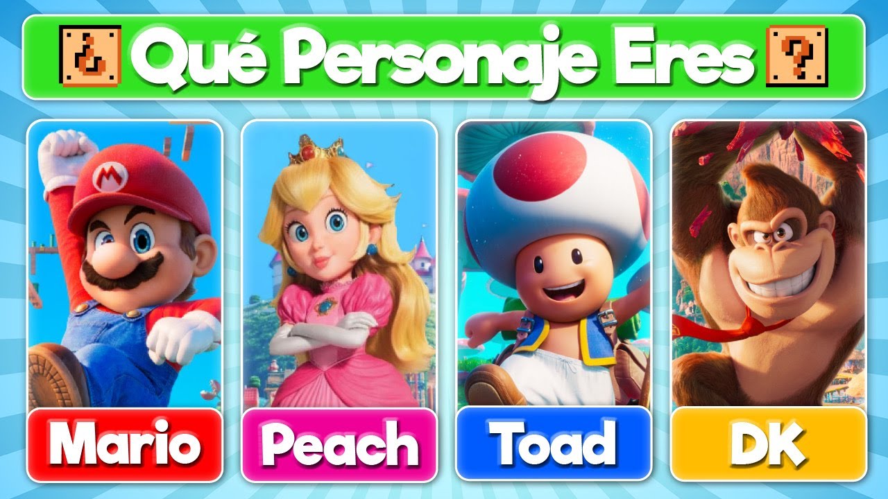 test de que personaje de mario bros eres