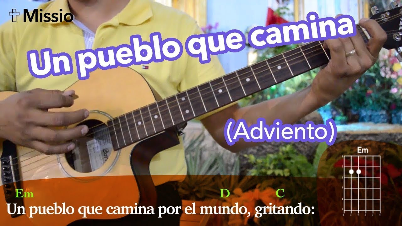 un pueblo que camina por el mundo guitarra