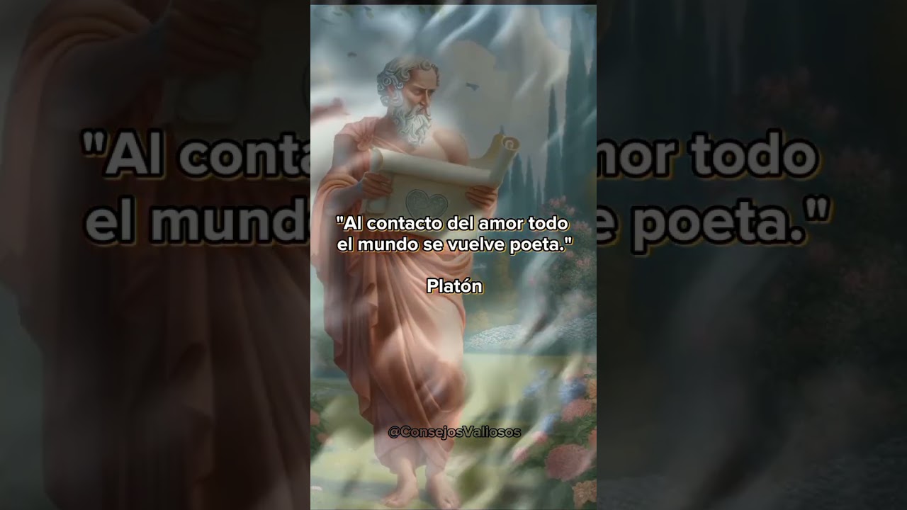 al contacto del amor todo el mundo se vuelve poeta