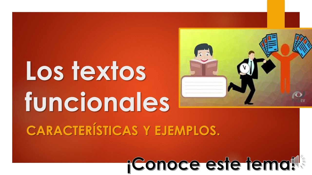 características internas y externas de los textos funcionales