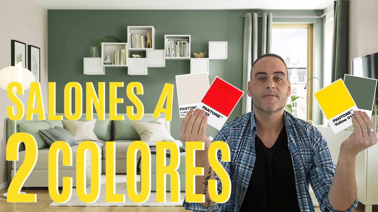 colores para pintar una sala de dos colores