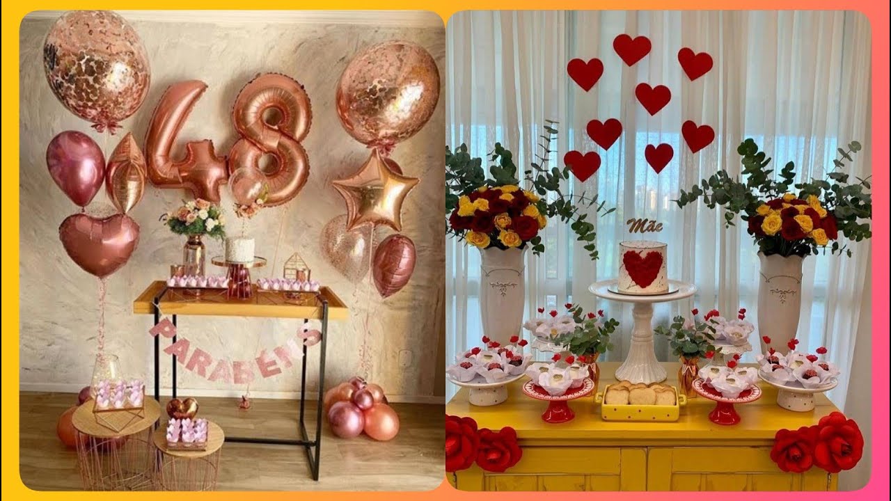 como decorar una fiesta de cumpleaños para mujer adulta
