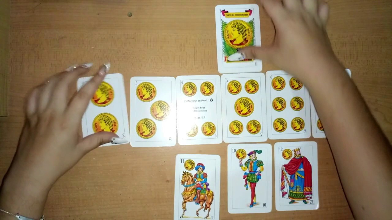 como echar la baraja española de 40 cartas