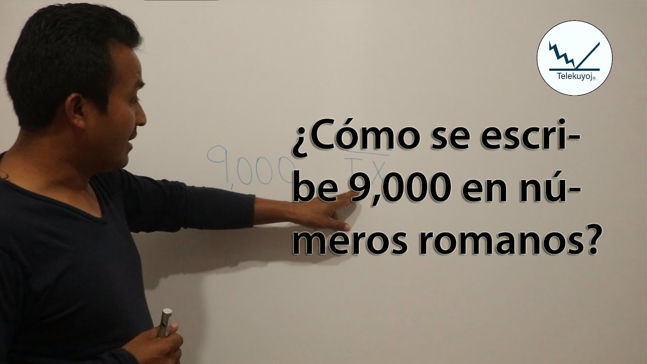 como se escribe nueve mil en numeros romanos