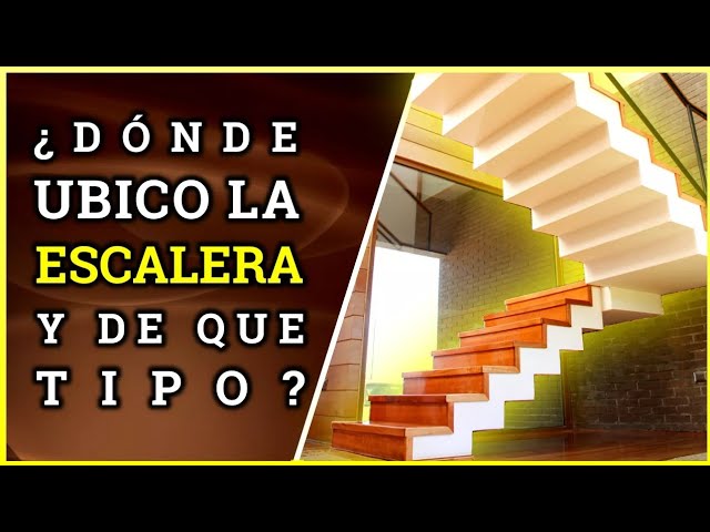 como ubicar una escalera en un ambiente pequeño