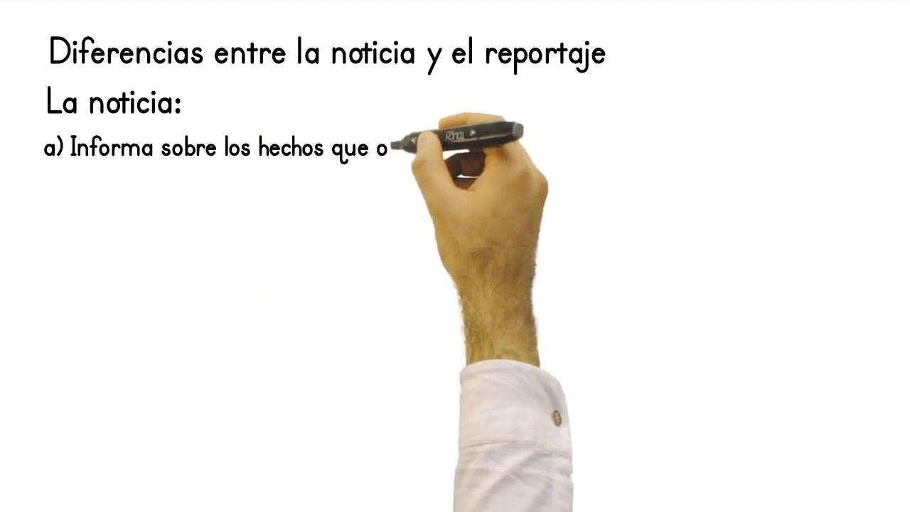 cuál es la diferencia entre la noticia y el reportaje