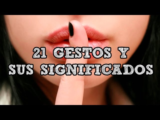 cuáles son los gestos que manifiestan cuando te sorprendes