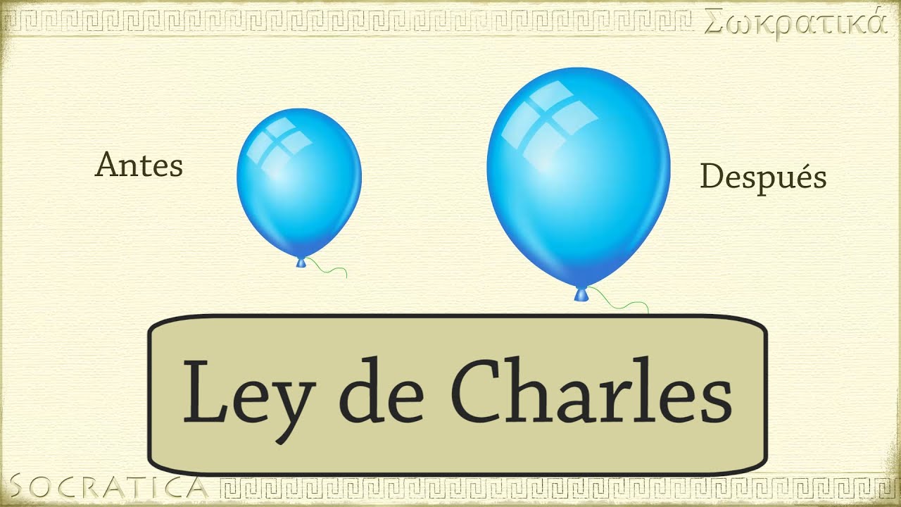 ejemplo de ley de charles en la vida cotidiana