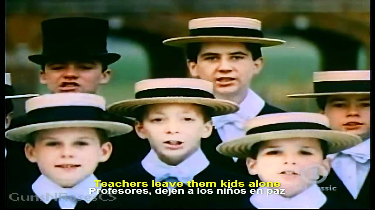 el muro de pink floyd letra en español