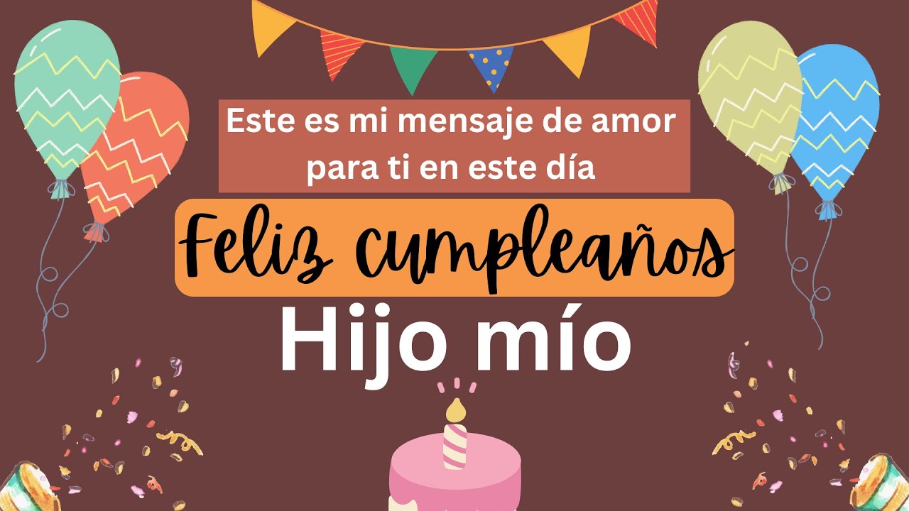frases de cumpleaños para un hijo de 5 años