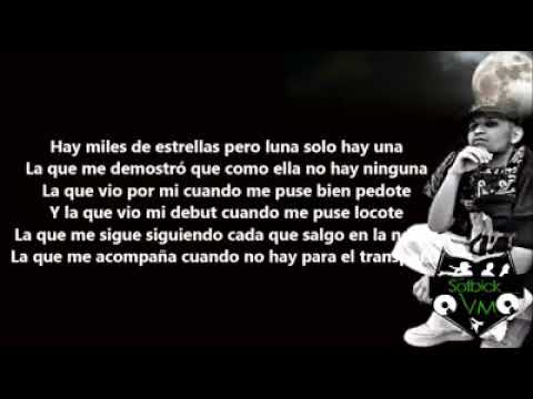 la luna sabe todo perfectamente de mi letra