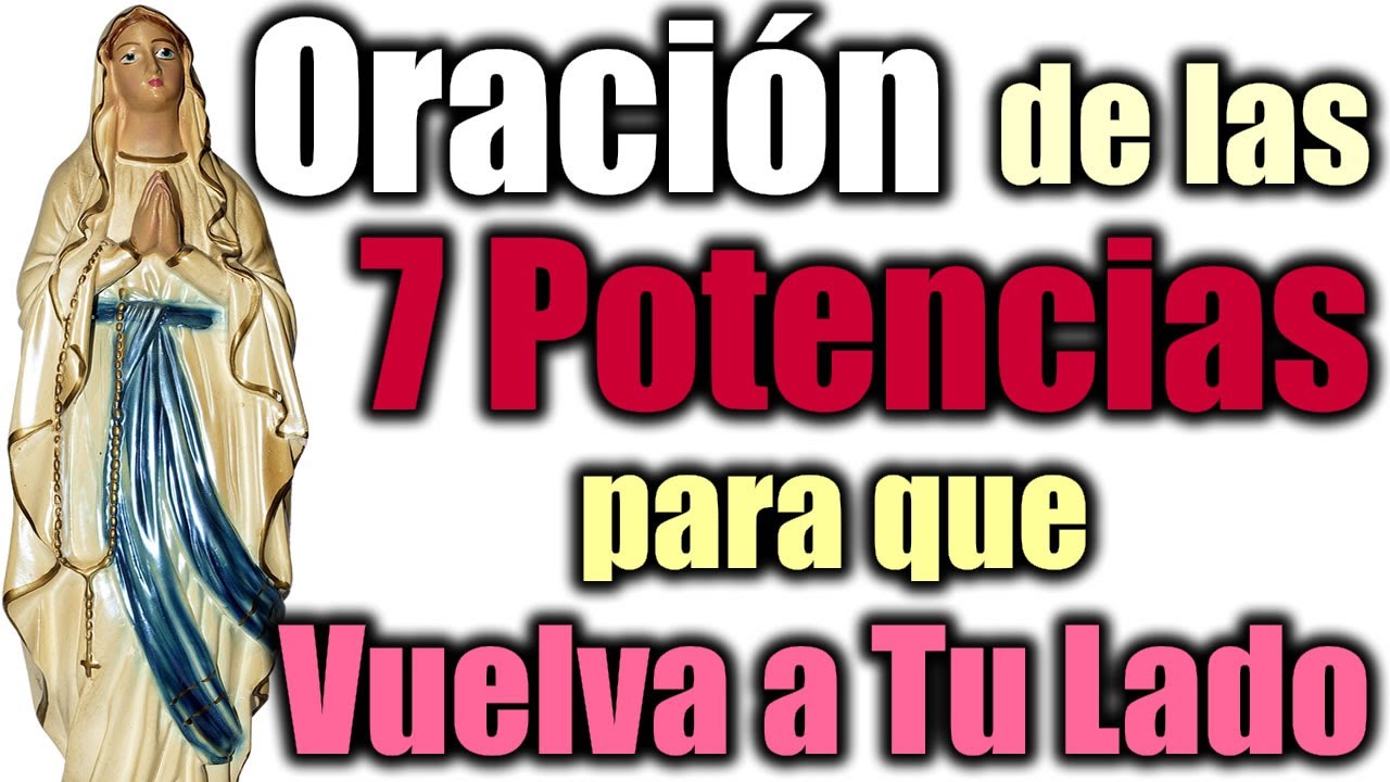 oracion de las 7 potencias para el amor