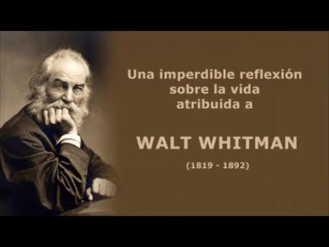 poema de walt whitman no te detengas completo