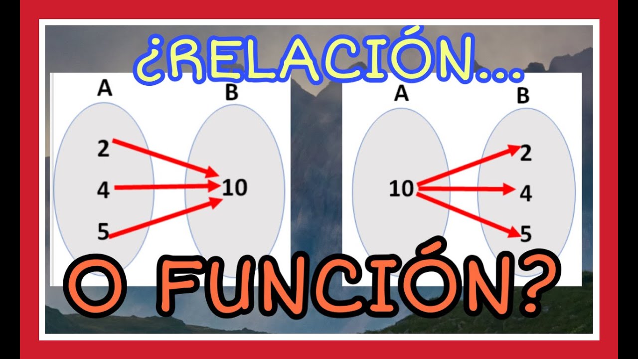 que diferencia hay entre una funcion y una relacion