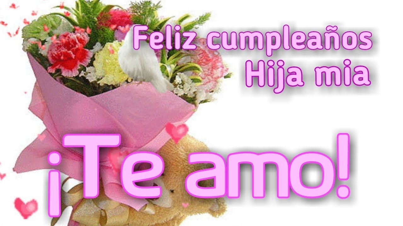 tarjeta de cumpleaños para una hija muy querida
