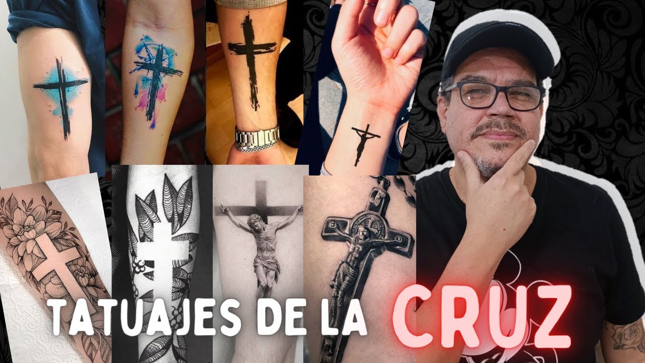 tatuajes de cruz en el pecho para hombres
