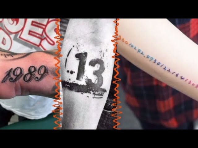 tatuajes de fechas en el brazo para hombres