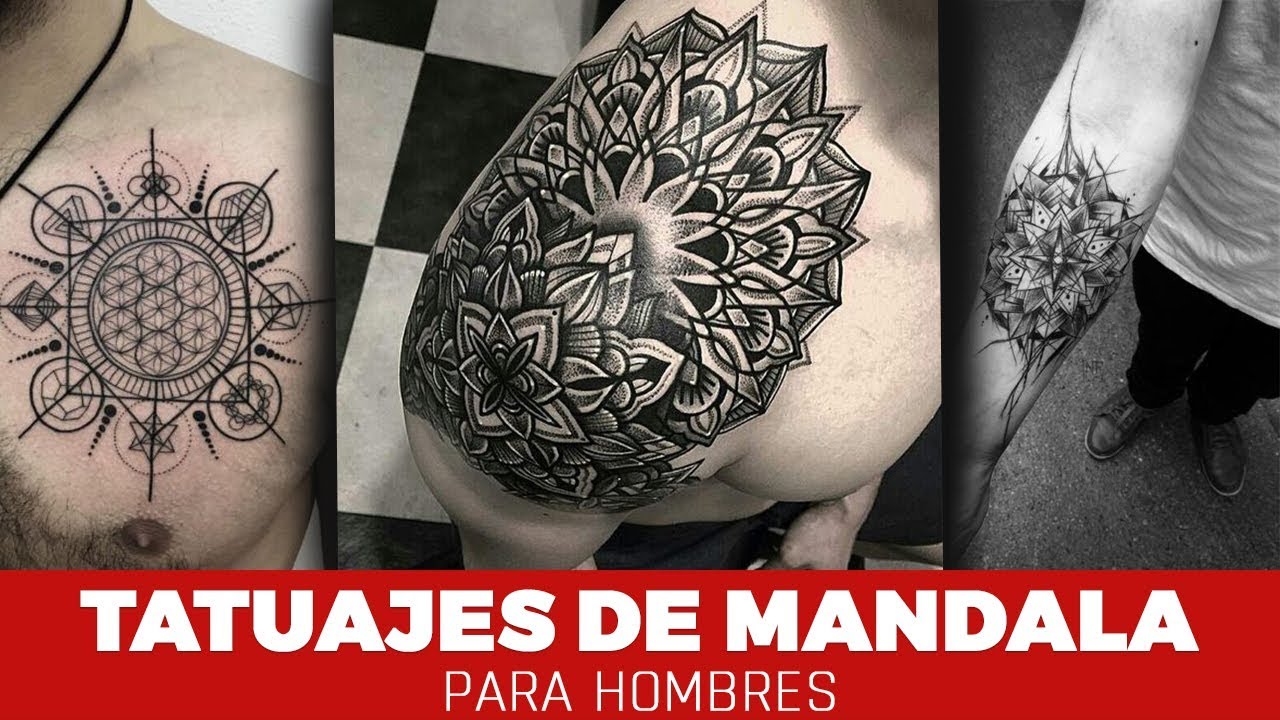 tatuajes de mandalas en el brazo para hombre