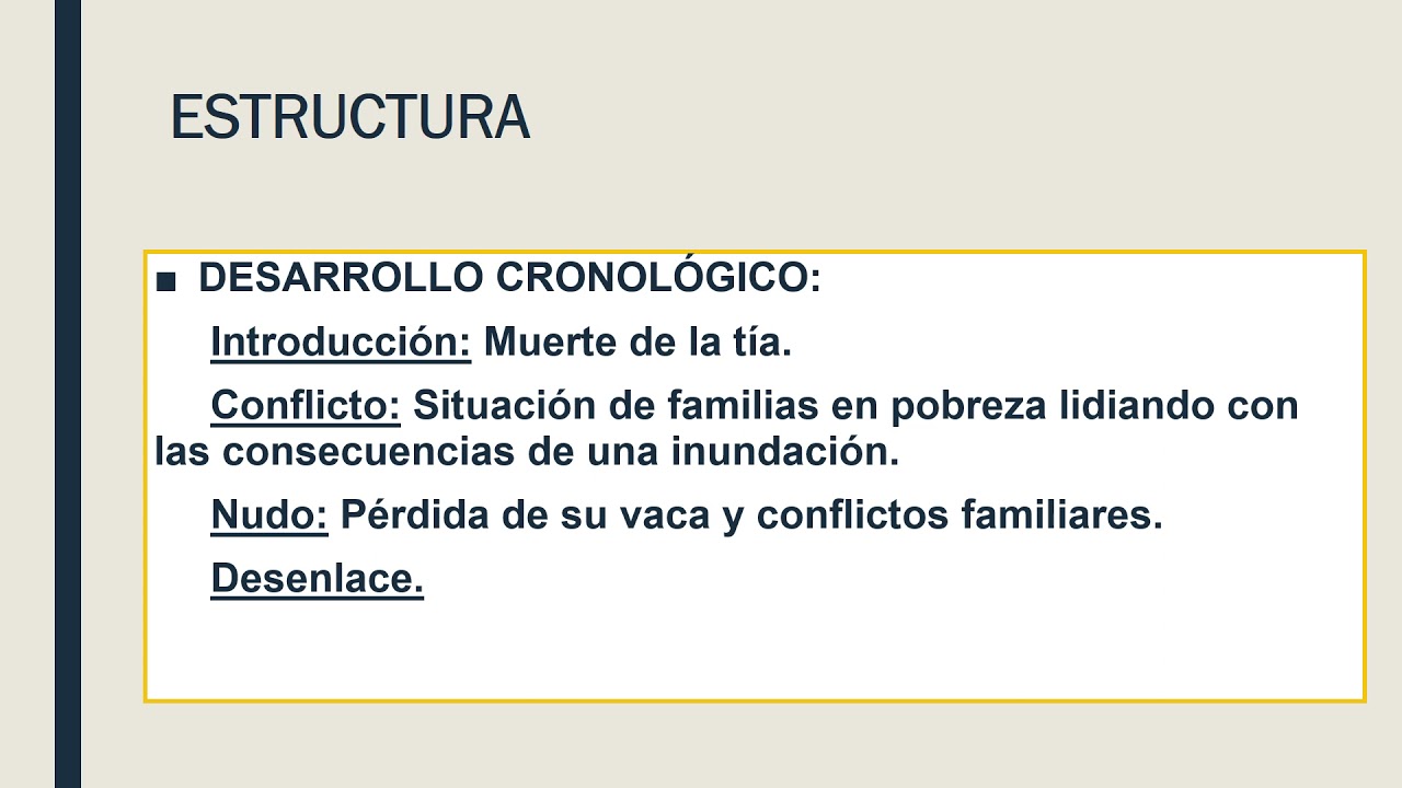 análisis del cuento es que somos muy pobres