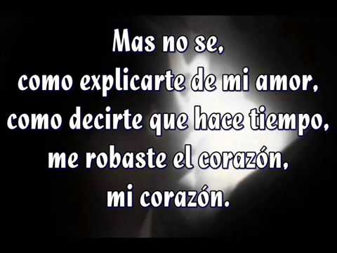 ay amor no se que tiene tu mirar letra