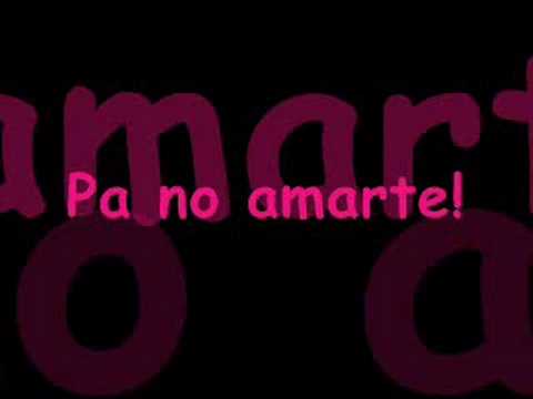 cancion ojala no te hubiera conocido nunca letra
