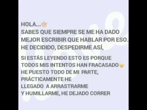 carta para un amor que no te valora