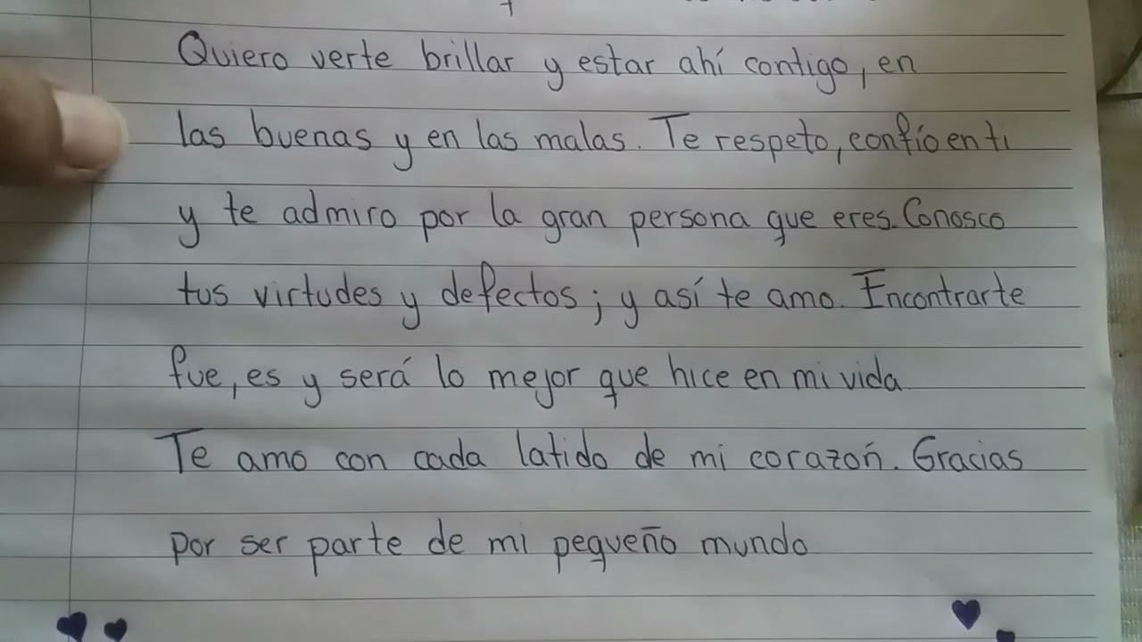 cartas largas para el amor de mi vida