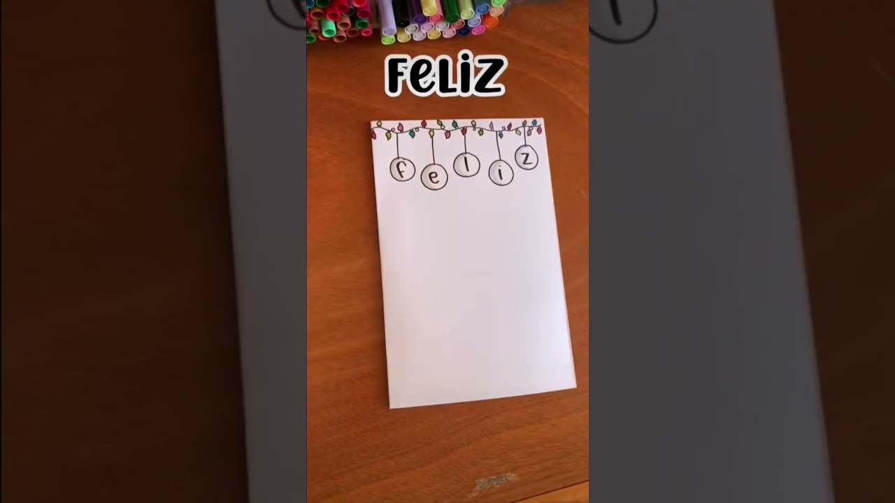 cómo hacer una carta navideña para una amiga