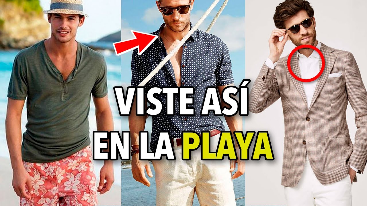 como vestir para una fiesta en la playa hombre