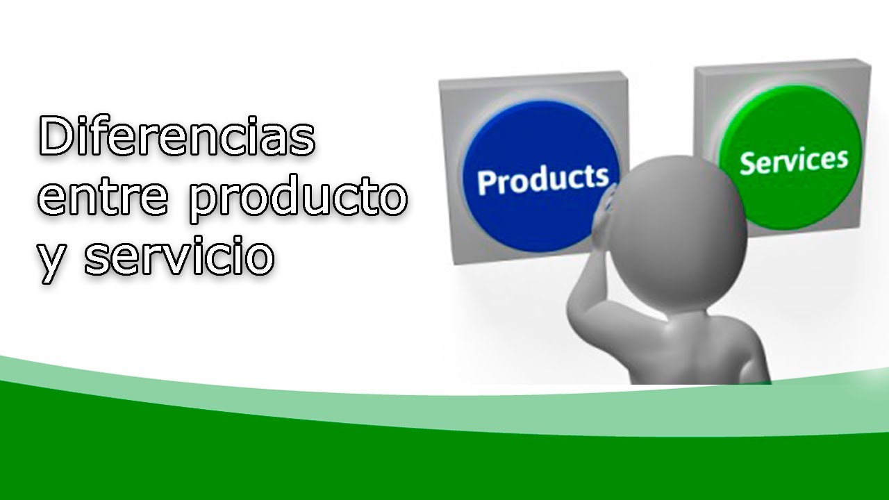 cual es la diferencia entre un producto y un servicio