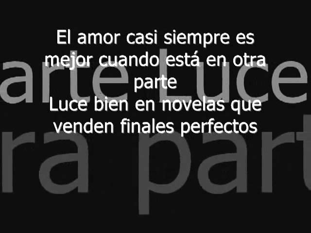 el amor ha sido es y sera una belleza letra