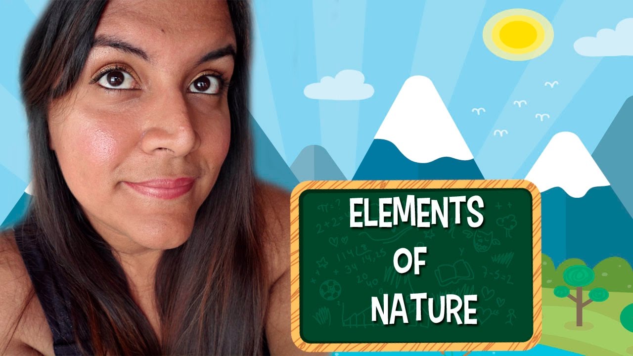 elementos de la naturaleza en ingles para niños