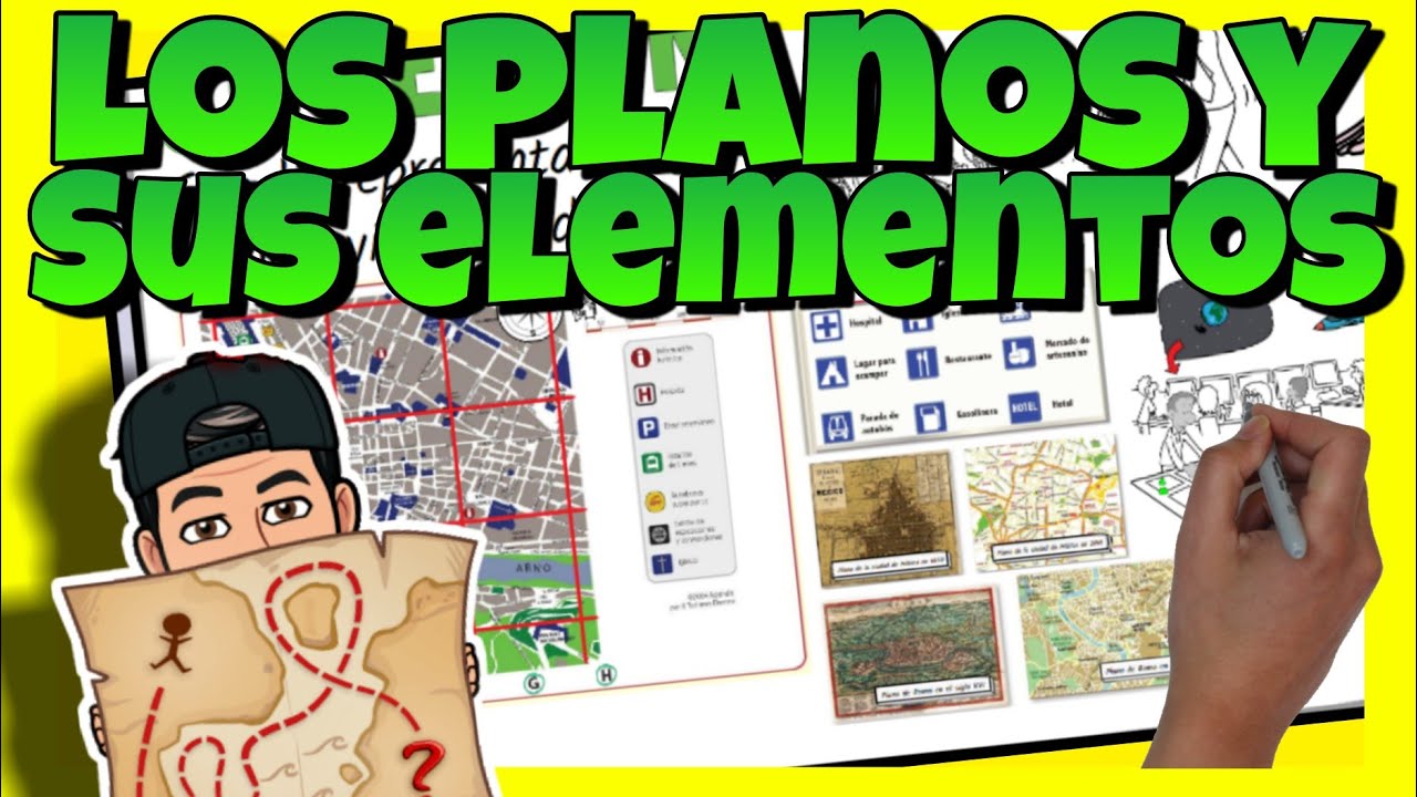 elementos que podemos encontrar en un plano urbano