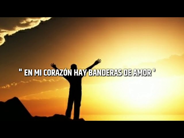 en mi corazon hay banderas de amor letra