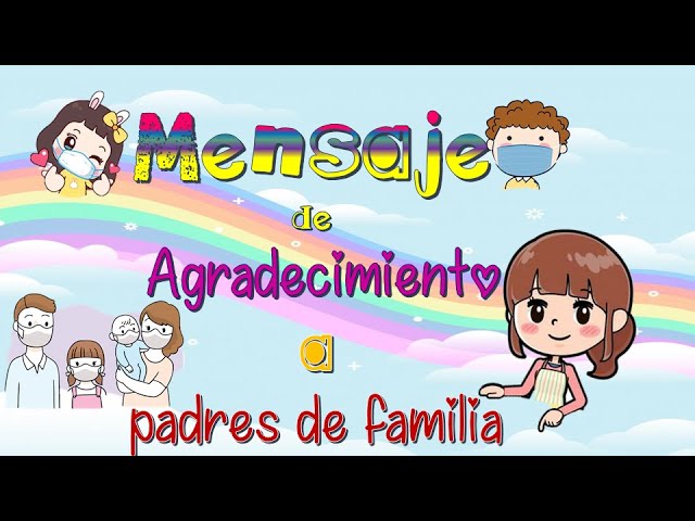 frases de agradecimiento a padres de familia de preescolar
