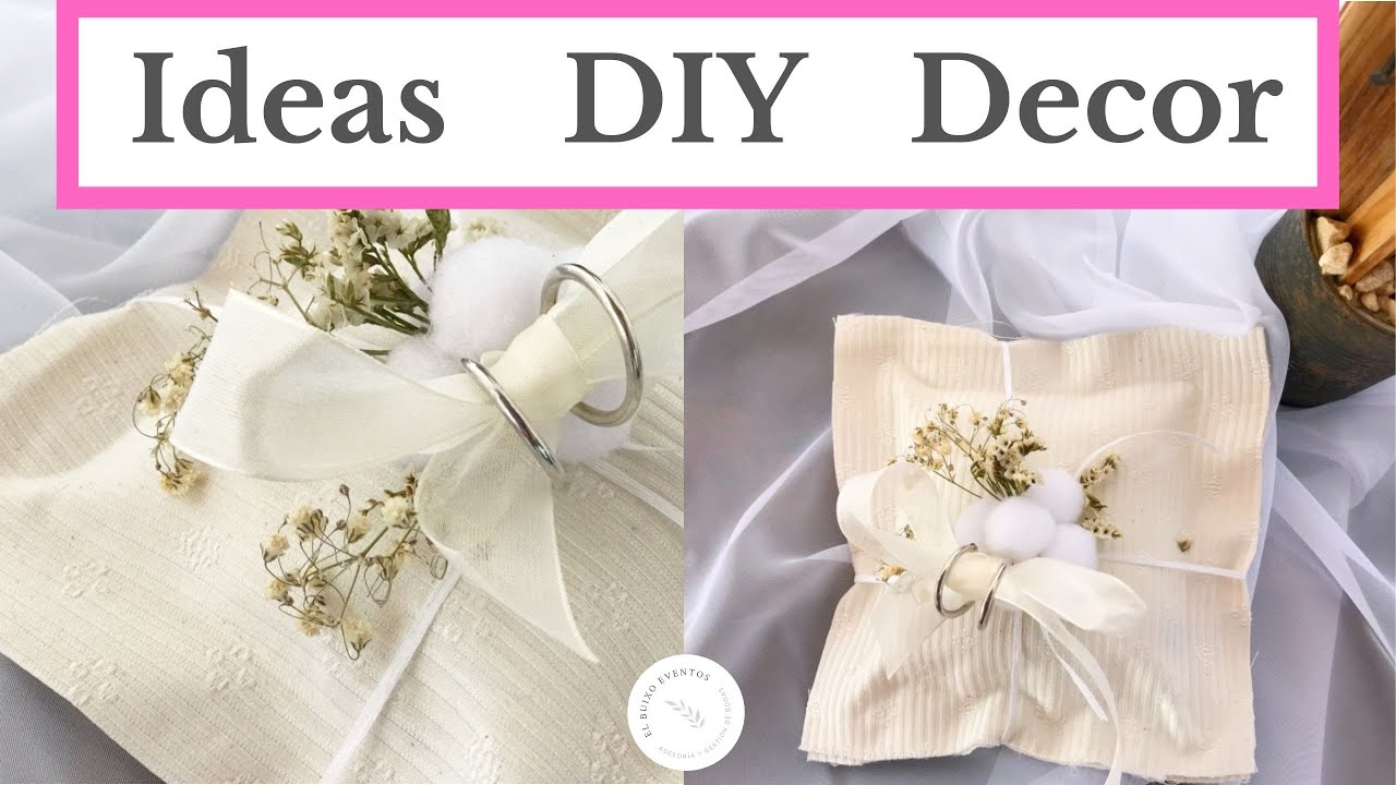 ideas para llevar los anillos en una boda