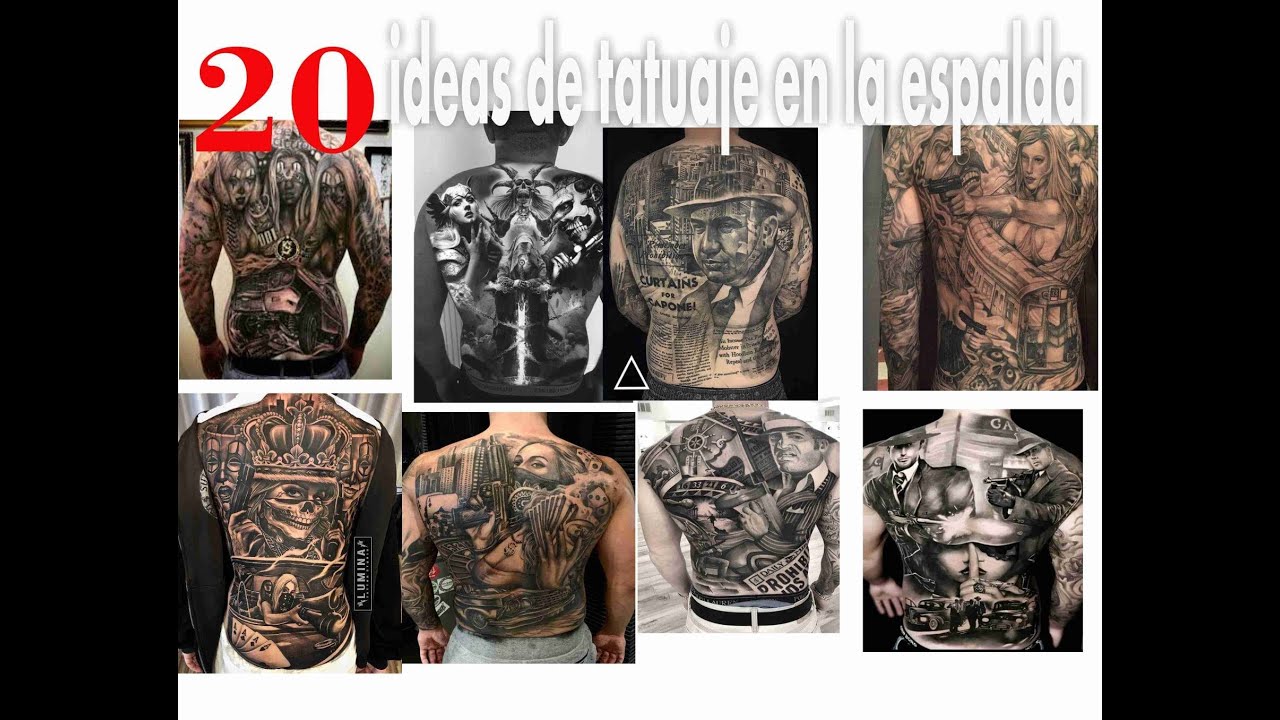 los mejores tatuajes en la espalda para hombres