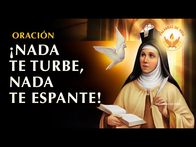 oracion madre teresa de calcuta nada te turbe