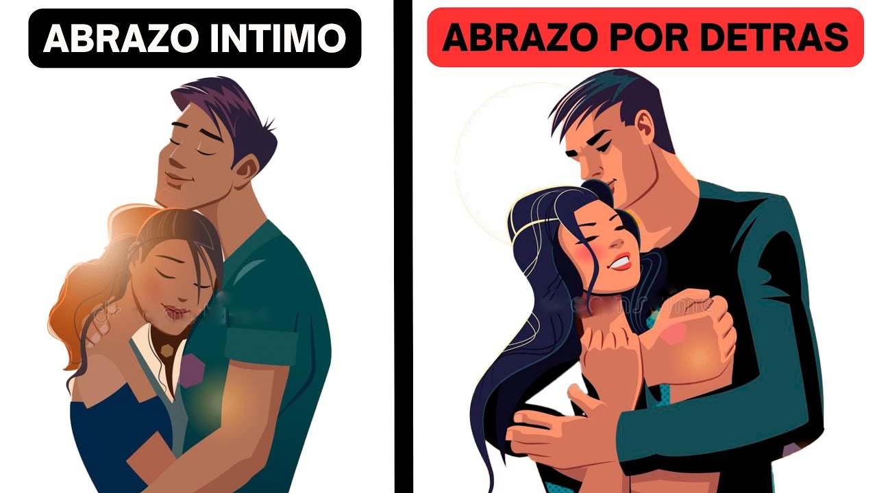 que significa cuando una mujer te abraza por la espalda