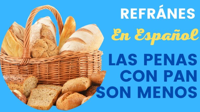 Las penas con pan son menos: Explorando el significado de este popular